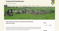 Desktop Screenshot of maseltrangen.ch